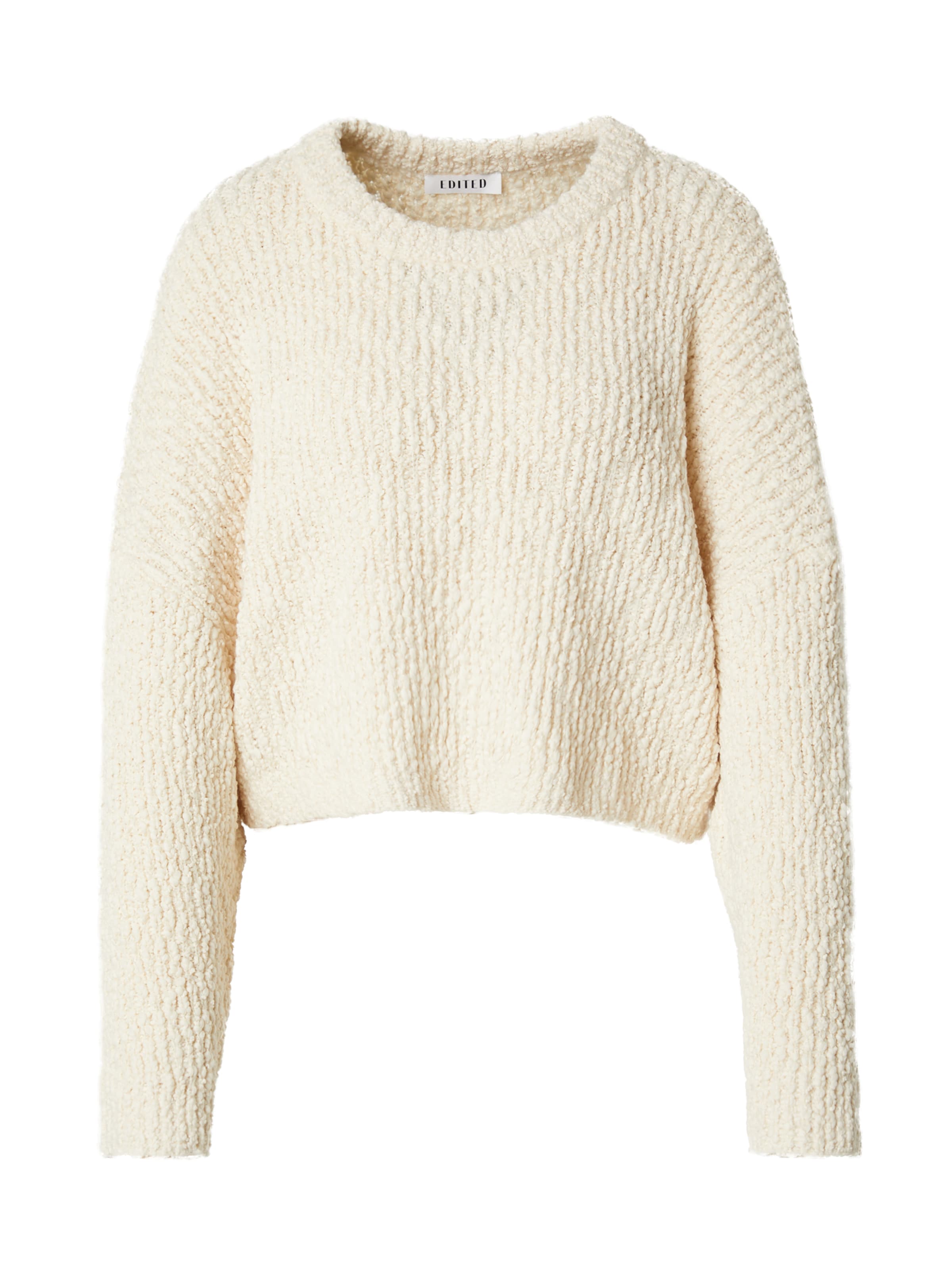 EDITED Pullover 'Orla' in Weiß: Vorderseite