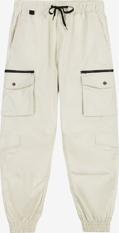 Tapered Pantaloni cargo di Bershka in giallo: frontale