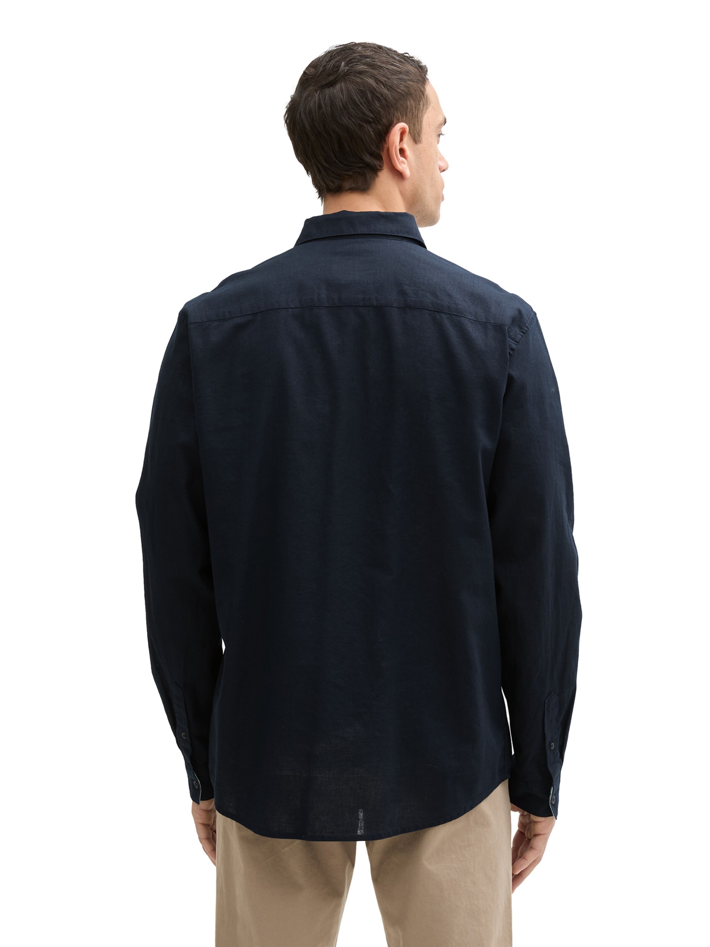 TOM TAILOR Regular fit Overhemd in Blauw