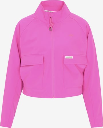 Veste fonctionnelle Schmuddelwedda en rose : devant