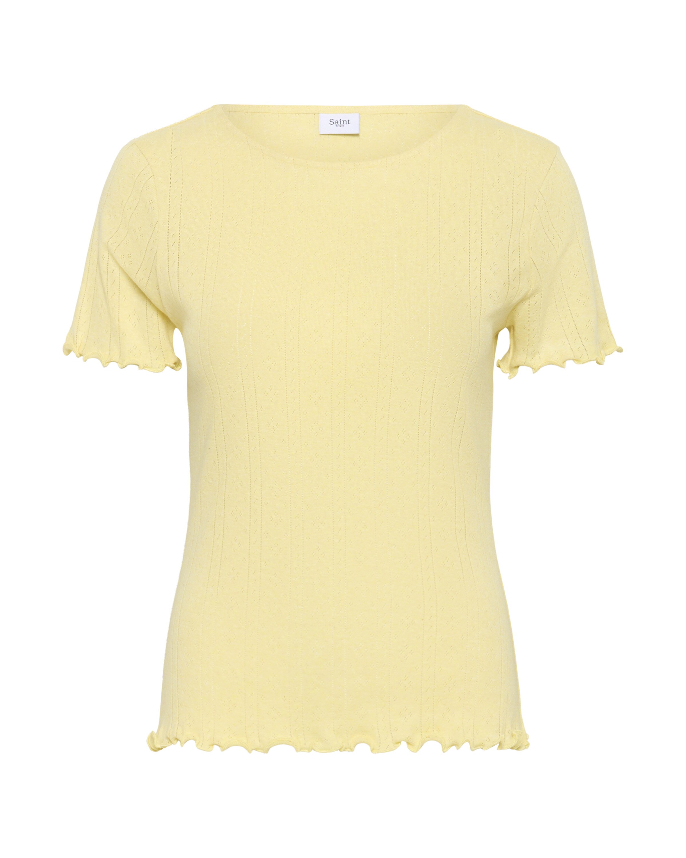 SAINT TROPEZ - Top 'SZGru' em amarelo: frente