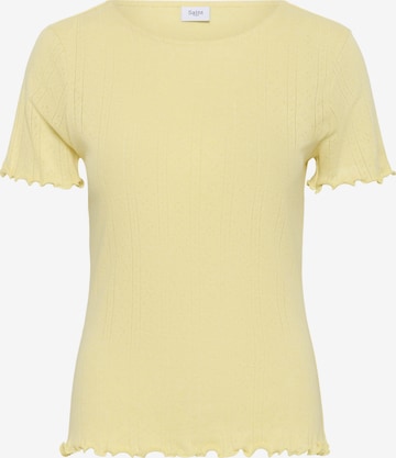 SAINT TROPEZ - Top 'SZGru' em amarelo: frente