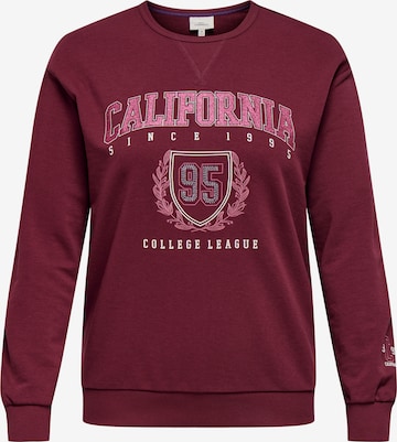 raudona ONLY Carmakoma Megztinis be užsegimo 'CARBEN': priekis