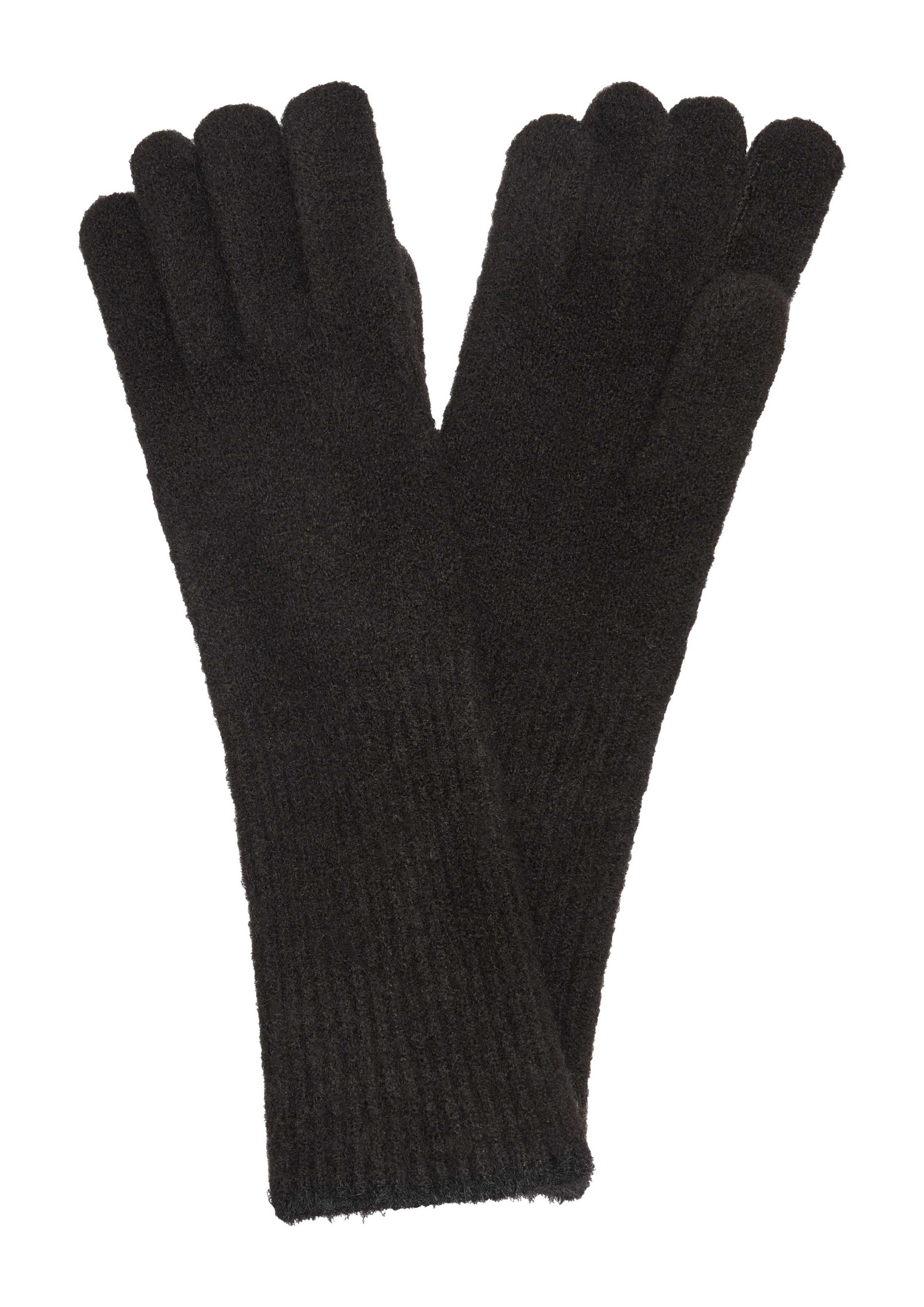 s.Oliver Handschuhe in Schwarz: Vorderseite