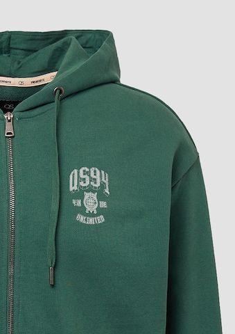 Sweat-shirt QS en vert
