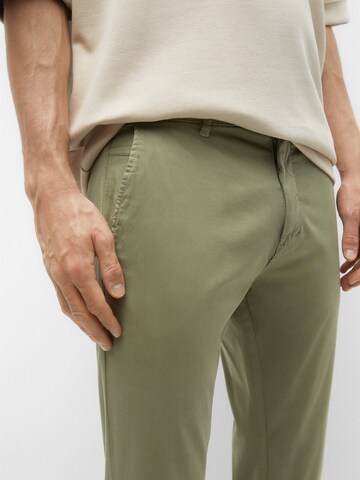 Pull&Bear Regular Панталон в зелено