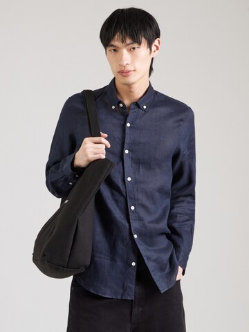 SCOTCH & SODA Regular Fit Hemd 'CORE' in Blau: Vorderseite