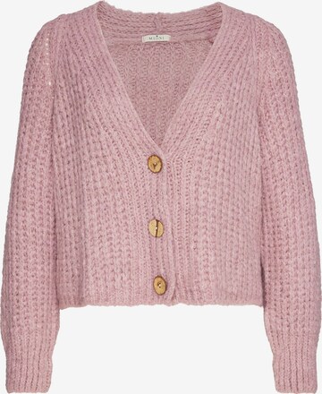 Decay Knit Cardigan in Pink: front