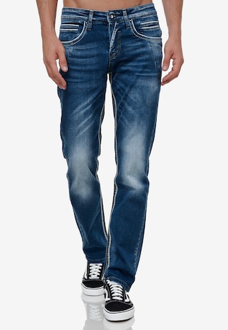 Rusty Neal Regular Jeans in Blauw: voorkant