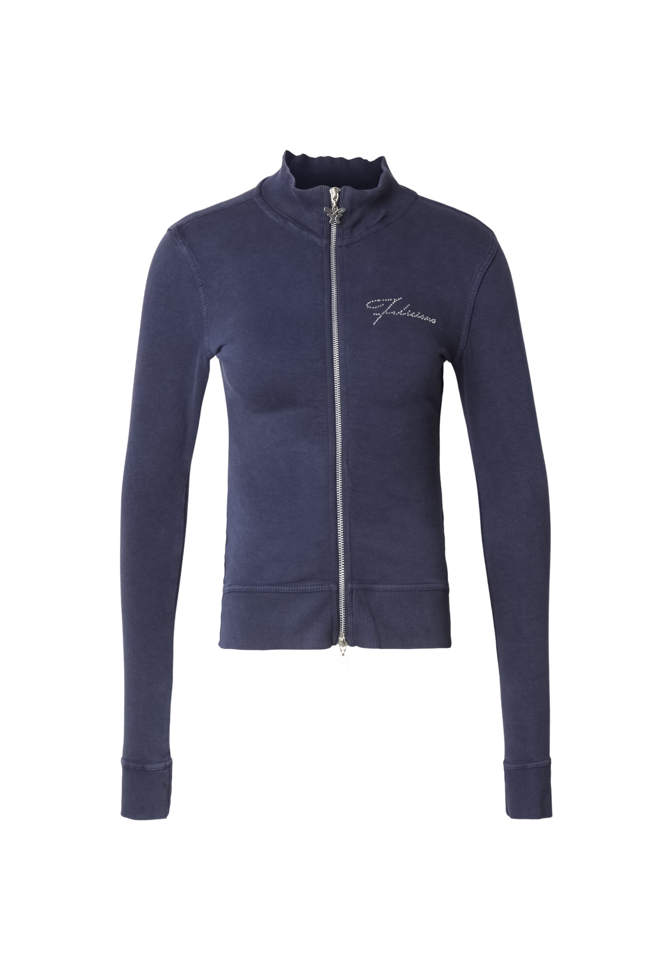 Felicious Sweatvest in Blauw: voorkant