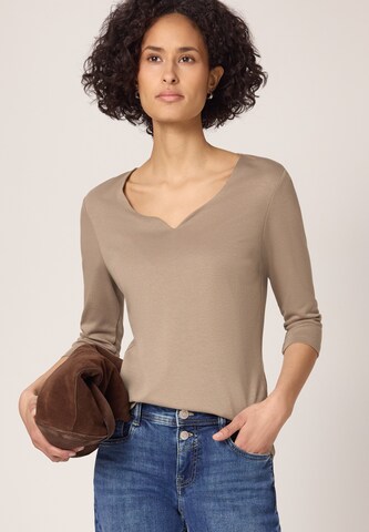 STREET ONE Shirt in Brown: front