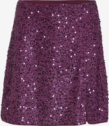 VILA Skirt 'Kejser' in Purple: front