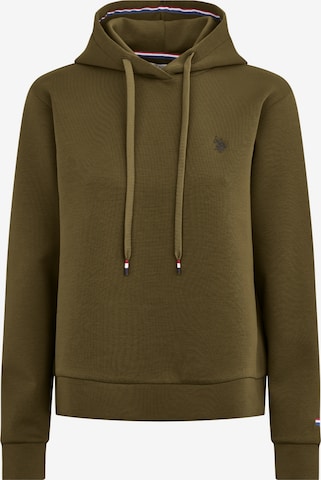 U.S. POLO ASSN. Collegepaita 'Gold' värissä vihreä: etupuoli