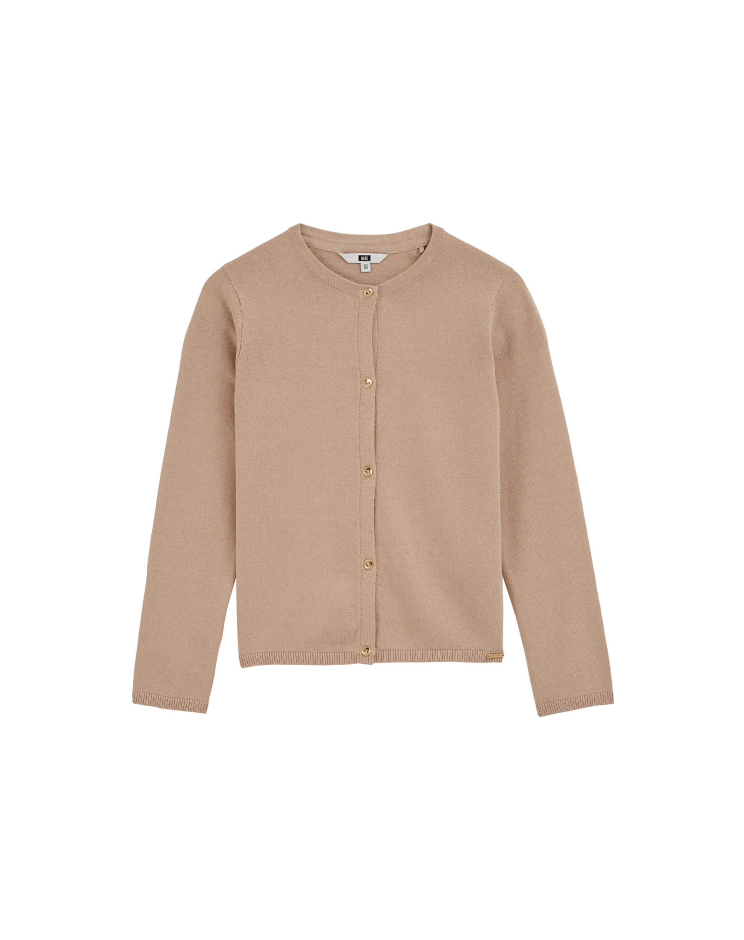 Cardigan WE Fashion en marron : devant