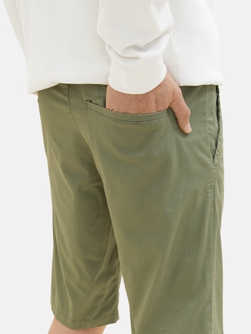 TOM TAILOR Regular Chino Pants in Green