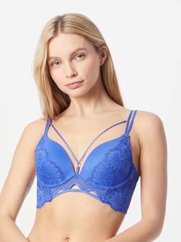 Hunkemöller Push-up BH 'Lidia' in Blauw: voorkant