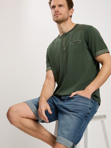 CROSS JEANS Regular Hose 'Leom' in Blau