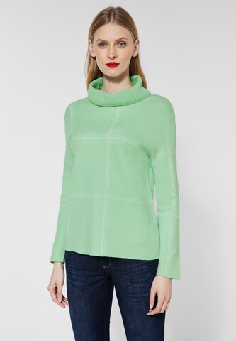 STREET ONE Sweater in Green: front