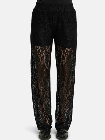 Liberte Essentiel Regular Trouser ' LACY ' in Schwarz: Vorderseite