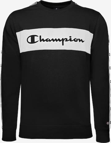 Champion Authentic Athletic Apparel Athletic Sweatshirt in Black: front