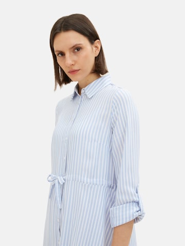 TOM TAILOR Shirt dress in Blue