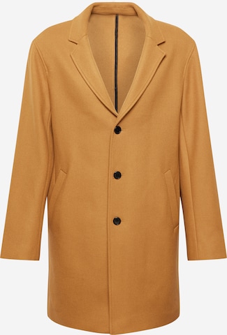 Club Monaco Between-Seasons Coat in Beige: front