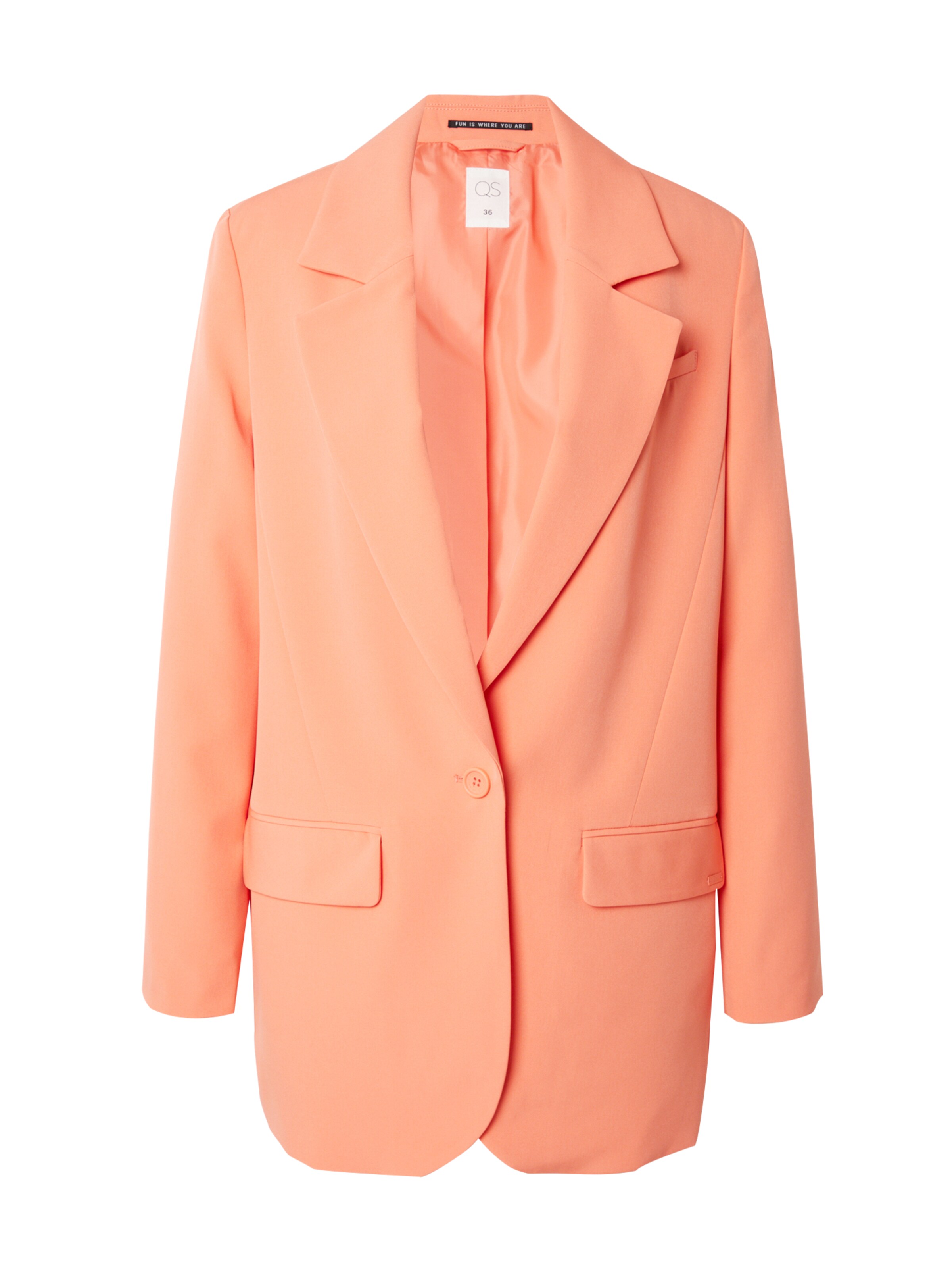 QS Blazers in Oranje: voorkant