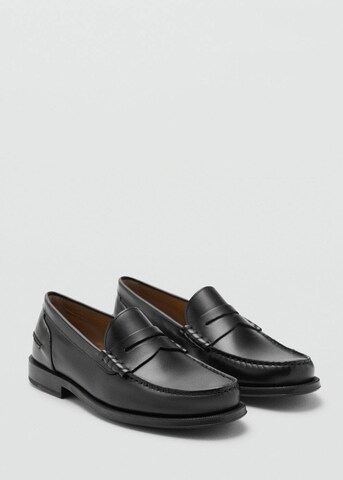 MANGO MAN Moccasins in Black