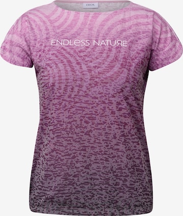 CECIL Shirt in Purple: front