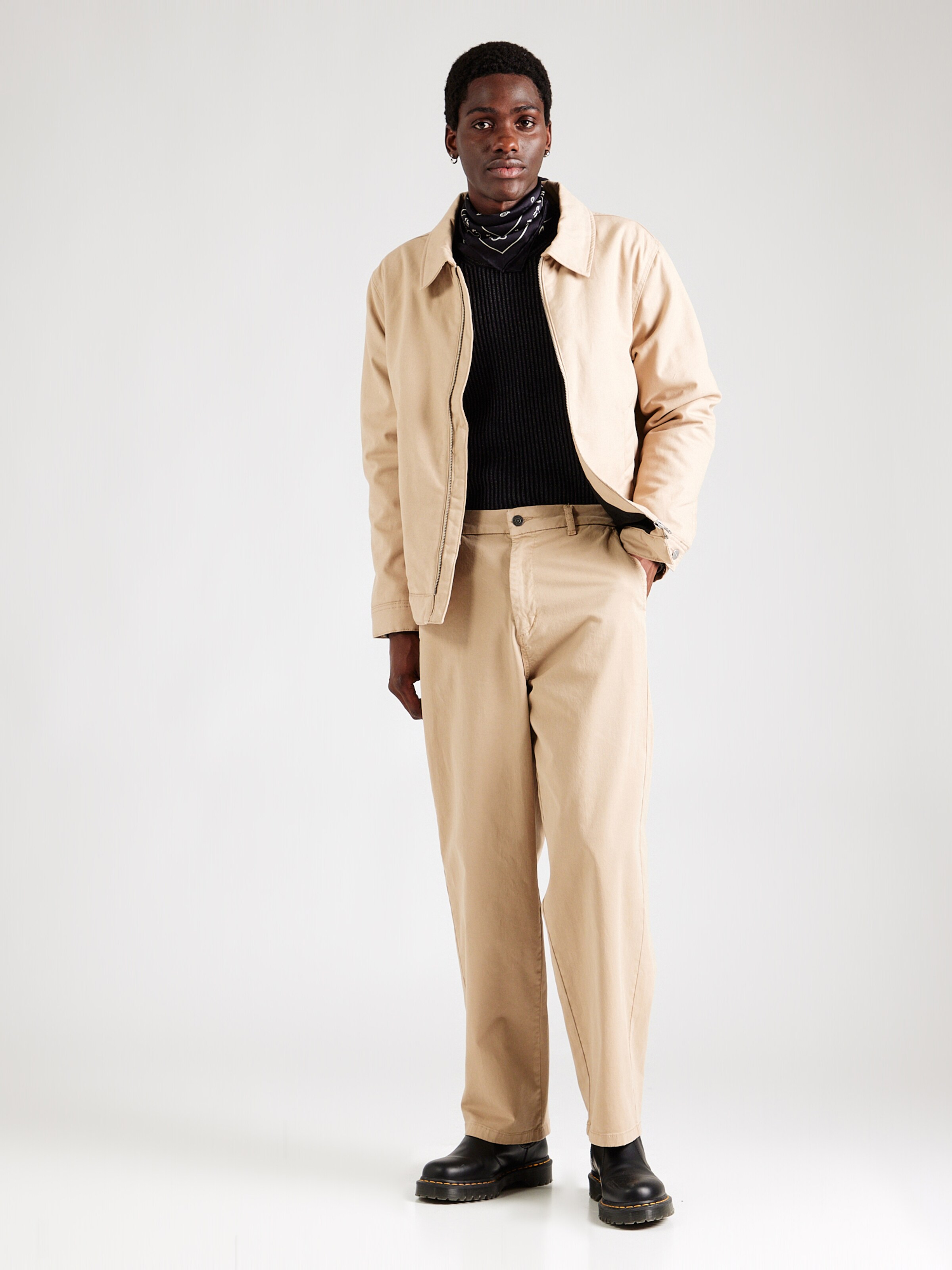 Only & Sons Loose fit Chino Pants 'ONSPOWER' in Beige | ABOUT YOU