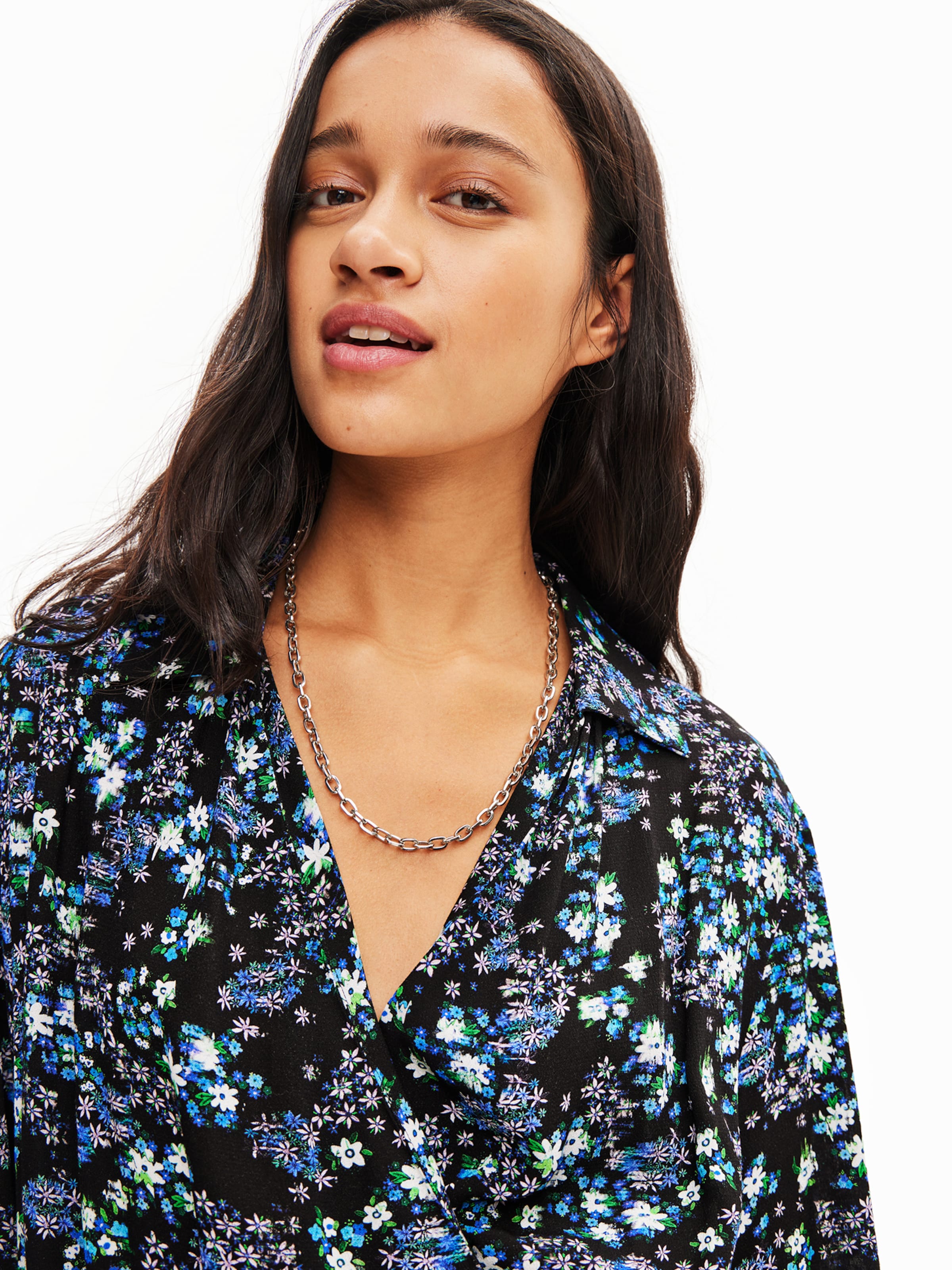 Robe-chemise 'KERR' Desigual en bleu