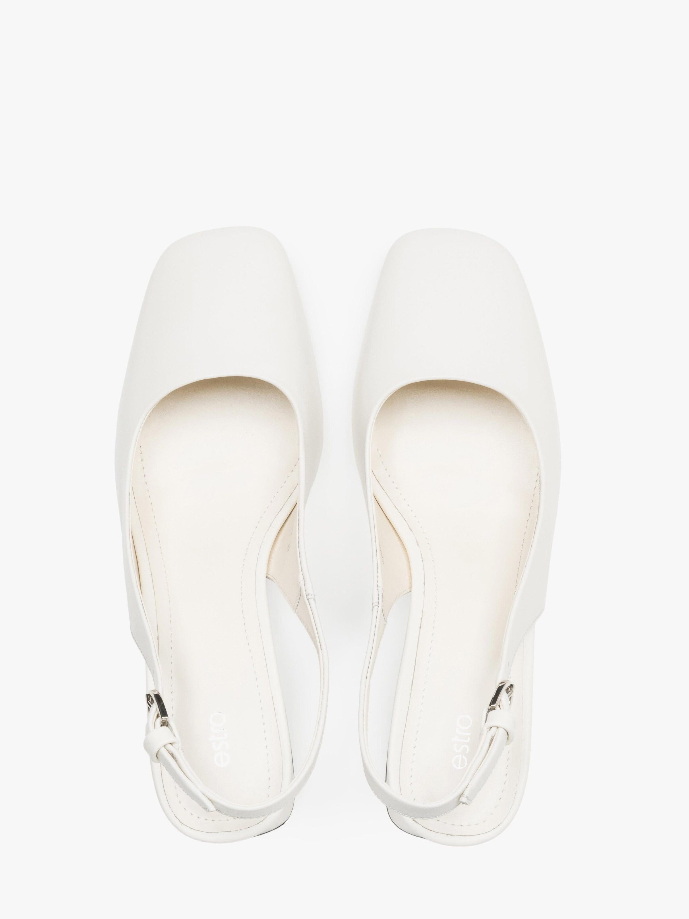 Estro Slingback Pumps '6022-1' in Beige