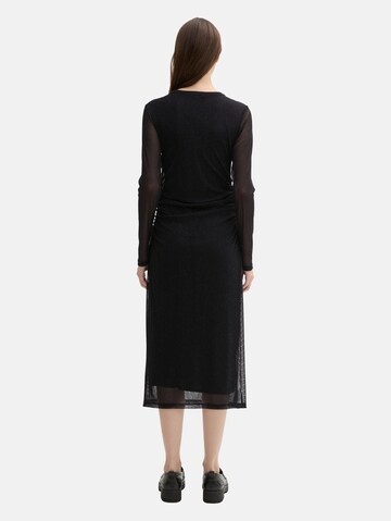 TOM TAILOR DENIM Kleid in Schwarz