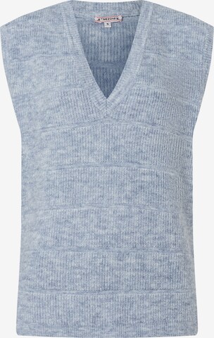 TIMEZONE Свитер 'V-Neck Vest' в Синий: спереди