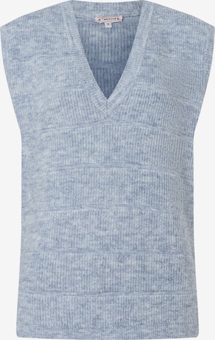 TIMEZONE Пуловер 'V-Neck Vest' в синьо: отпред