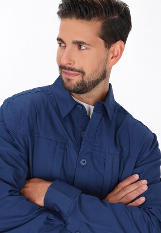Coupe regular Chemise DreiMaster Vintage en bleu