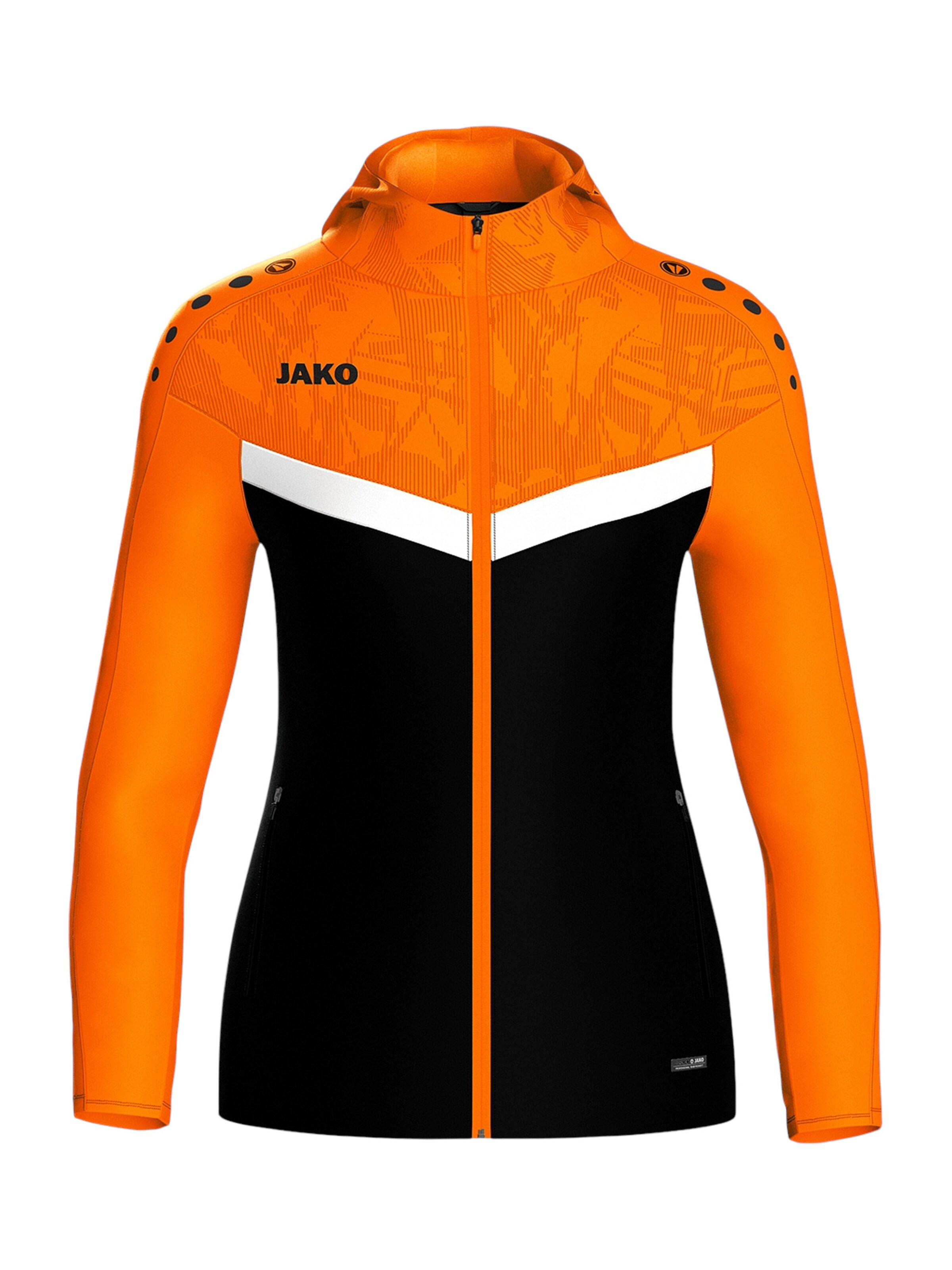 JAKO Athletic Jacket in Orange: front