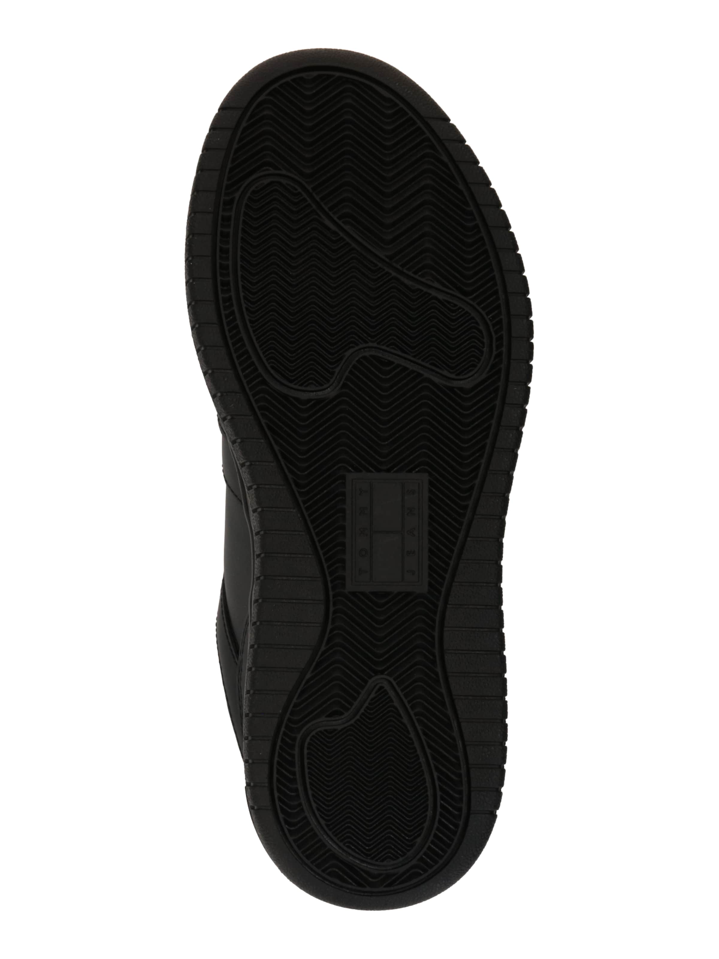 Tommy JeansNiske tenisice 'Retro Basket Ess' - crna boja