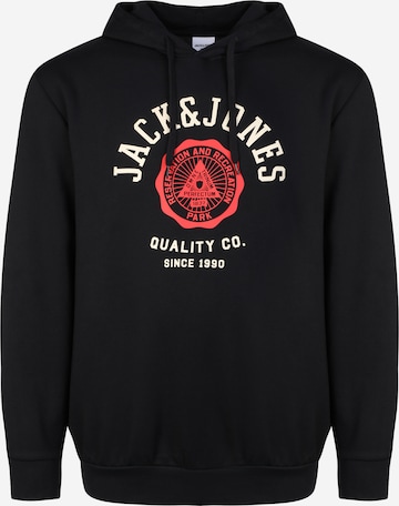 juoda Jack & Jones Plus Megztinis be užsegimo: priekis