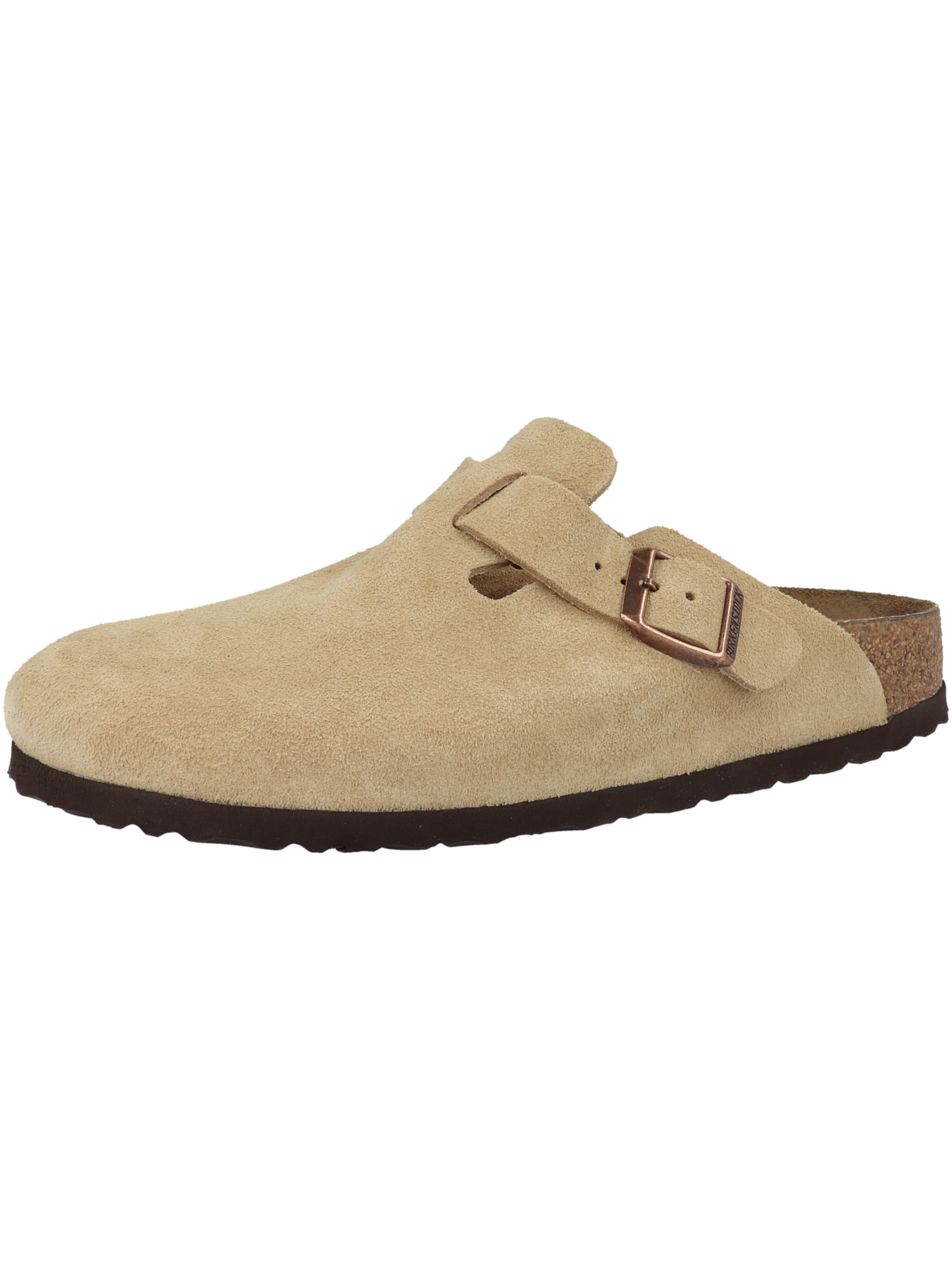 BIRKENSTOCK Pantolette 'Boston' i brun: framsida