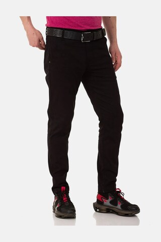 CIPO & BAXX Slim fit Trousers in Black