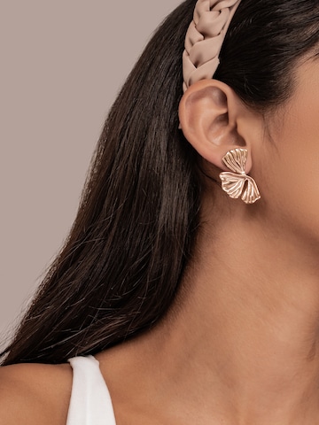 Hey Happiness Ohrringe 'Ginkgo Leaf' in Gold