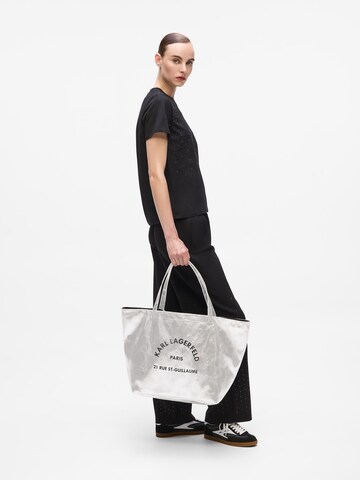 Karl Lagerfeld - Shopper 'Rue St-Guillaume' em prata
