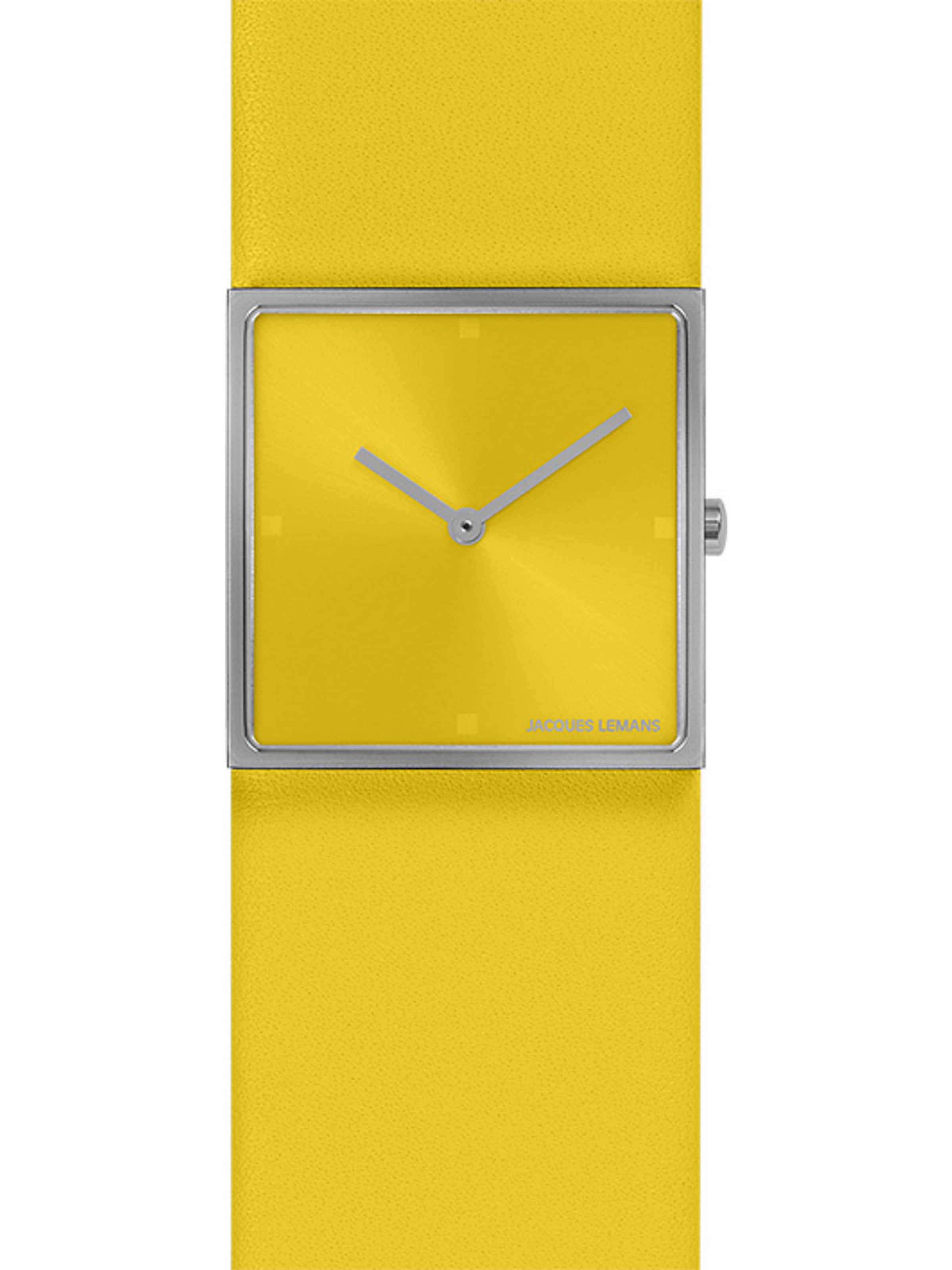 Jacques Lemans Analog watch in Yellow: front