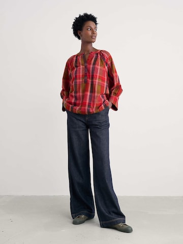 Camicia da donna 'Moor Grass' di Seasalt Cornwall in rosso
