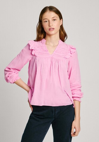 Pepe Jeans Blouse ' LORELY ' in Roze: voorkant