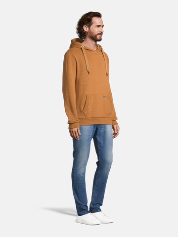 salzhaut Sweatshirt 'HEFF' in Bruin