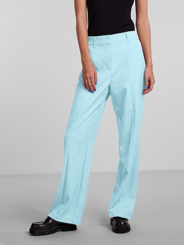 Y.A.S Normální Kalhoty s puky 'Komio' – modrá: přední strana