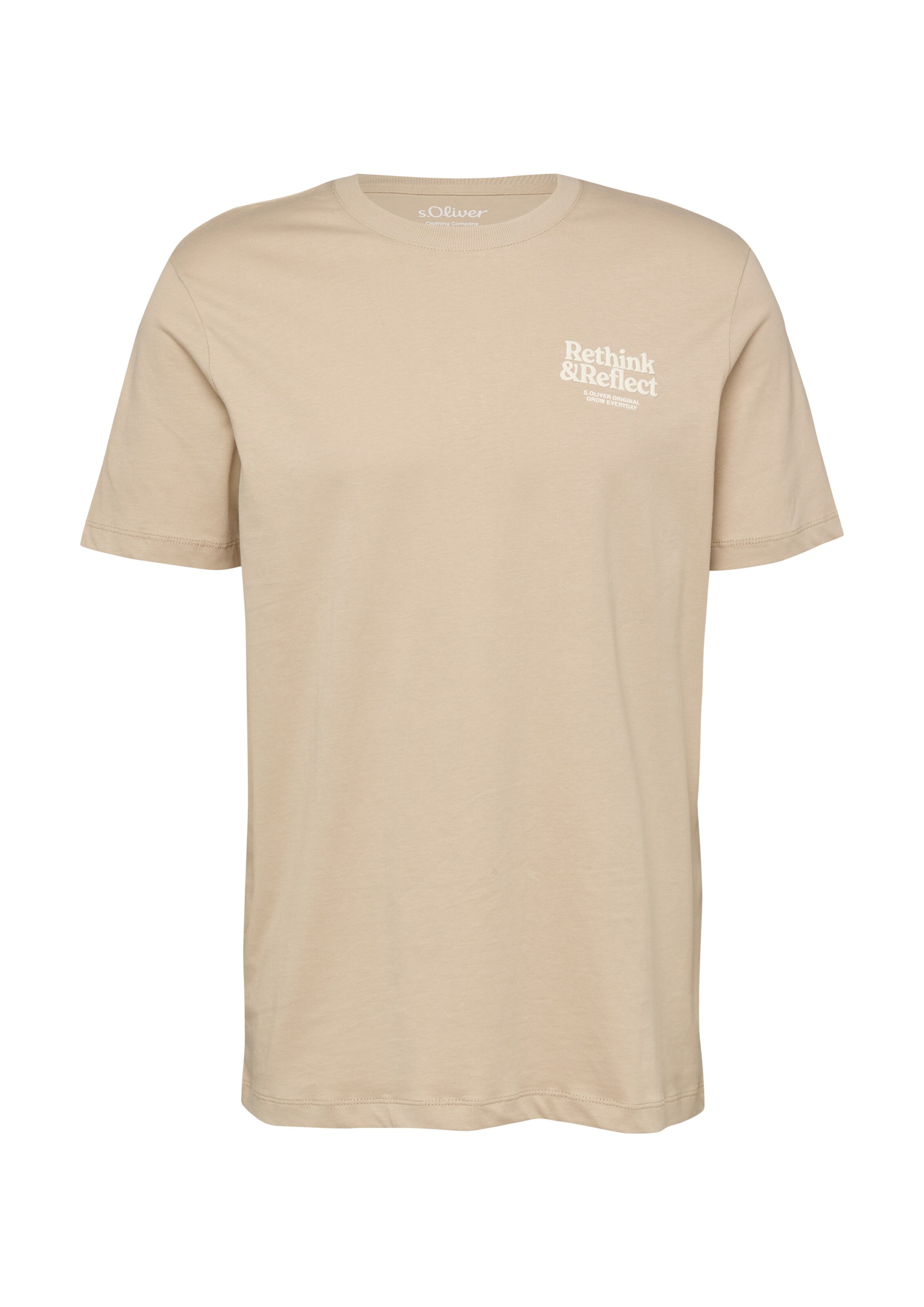 s.Oliver Shirt in Beige: front