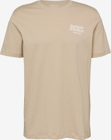 s.Oliver Shirt in Beige: front
